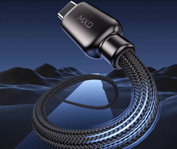 PD3.1 240W Flash-Charge Smart LED Cable: Dual Type-C Supercharge Beast