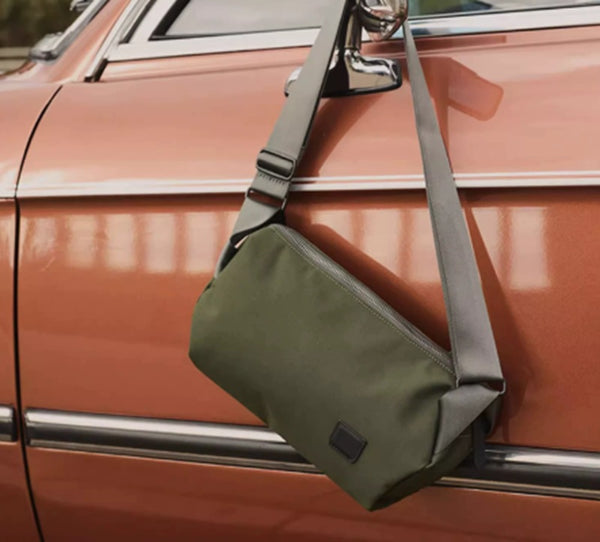 Vintage Waterproof Sling Bag - Large Capacity Crossbody Chest Pack for Adventure & Daily Carry
