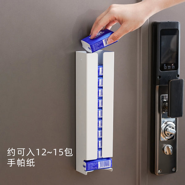 Magnetic Wall-Mount Tissue Box - Auto-Refill Napkin Holder