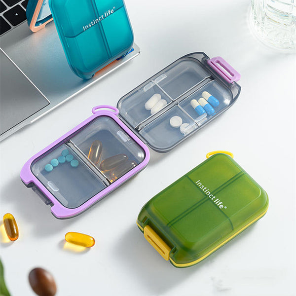 Weekly Large Capacity Pill Portable Moisture-Proof Pill Organizer