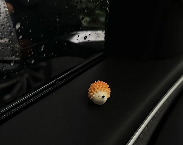 Cute Hedgehog Car Decor - Stress-Relief Dashboard Charm