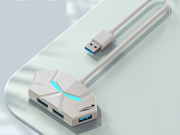 Super Cool USB3.0 HUB: 4/7-Port Fast-Charge Desktop Magic Dock