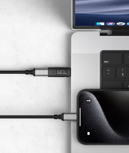 240W PD Tester USB4 Monitor: 80Gbps + Full Display Power Current Voltage!