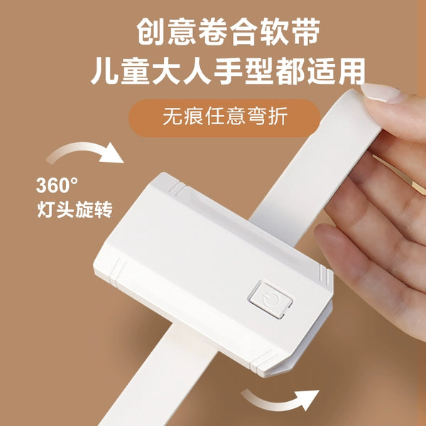 Portable Wrist Light USB Mini Desk Lamp for Dorm Reading & Nighttime