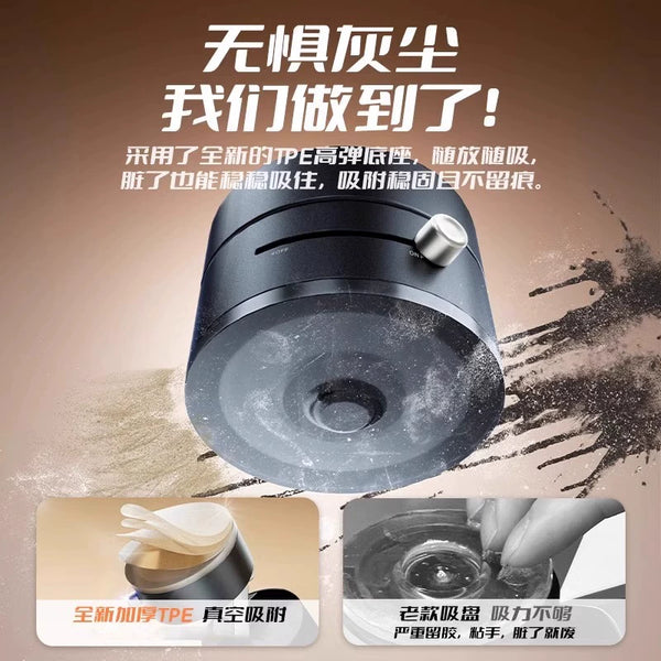Magnetic Suction Phone Holder: 360° Rotating, Foldable, Selfie-Ready, Desk-to-Car Mount