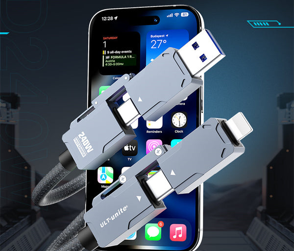 Dual Type-C Full-Function Data Cable