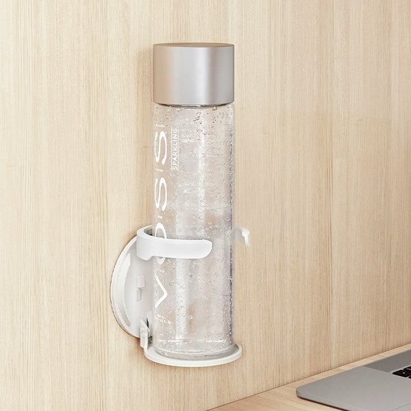 Clever Foldable Cup Rack: No-Drill Door-Mount for Coffee & Water Storage