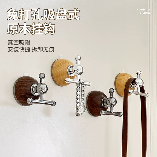Reusable Medieval-Style Suction Hook: Strong, No-Drill, Multi-Use for Bathroom, Kitchen, Entryway