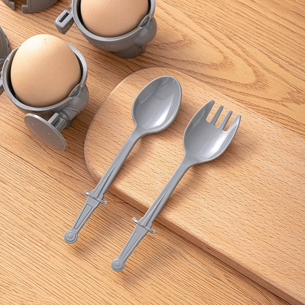 Creative Soldier Knight Egg Cup - Detachable Children's Breakfast Holder