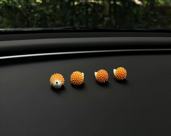 Cute Hedgehog Car Decor - Stress-Relief Dashboard Charm