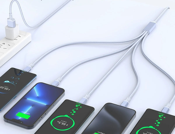 100W Fast-Charge 5-in-1 Data Cable- Power Up
