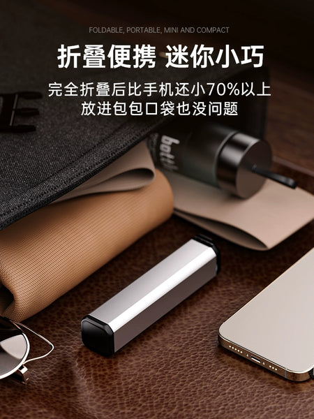 Portable 360° Rotating Travel Phone Stand - Compact, Foldable Desktop Mount for Trains & Trips