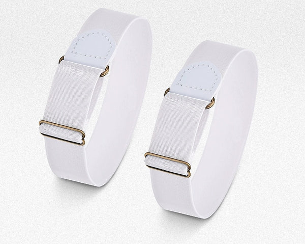 Shirt Cuff Holders: Elastic Non-Slip Arm Bands for Suits