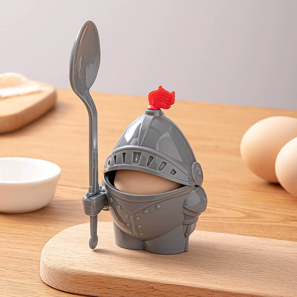 Creative Soldier Knight Egg Cup - Detachable Children's Breakfast Holder
