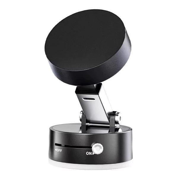 Magnetic Suction Phone Holder: 360° Rotating, Foldable, Selfie-Ready, Desk-to-Car Mount