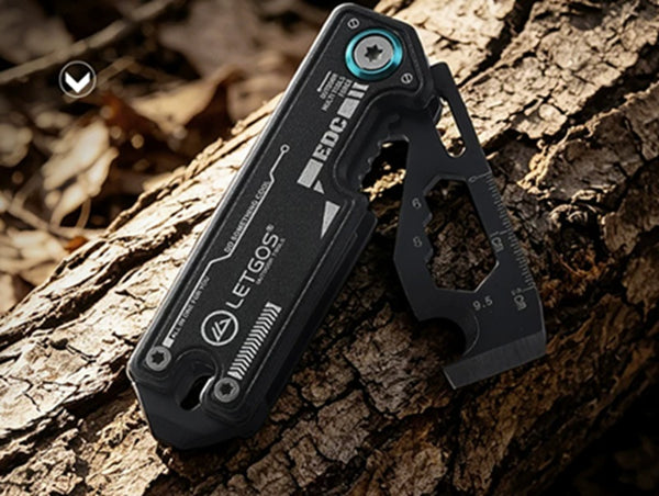 EDC Multi-Tool Keychain: Mini Portable Box Opener, Bottle Opener & Wrench