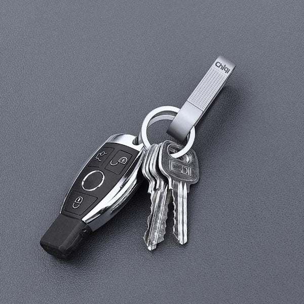 Titanium Alloy Men's Belt Buckle Keychain - Durable, Stylish, Non-Fading Lock