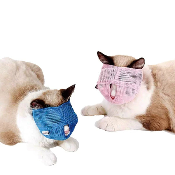 Cat Grooming Mask - Breathable, Anti-Lick, Comfy Care