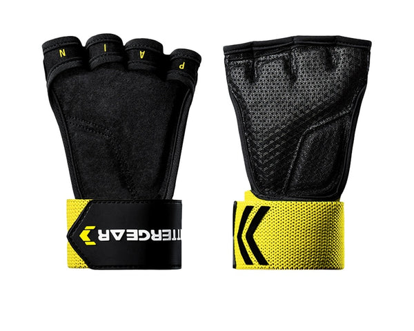 GripFit Wrist Gloves - Non-Slip, Anti-Callous Pull-Up Grips