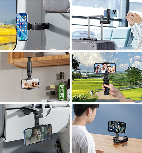 Folding Portable Stand For Airplane And High-Speed Train Travel