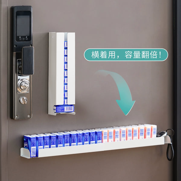 Magnetic Wall-Mount Tissue Box - Auto-Refill Napkin Holder