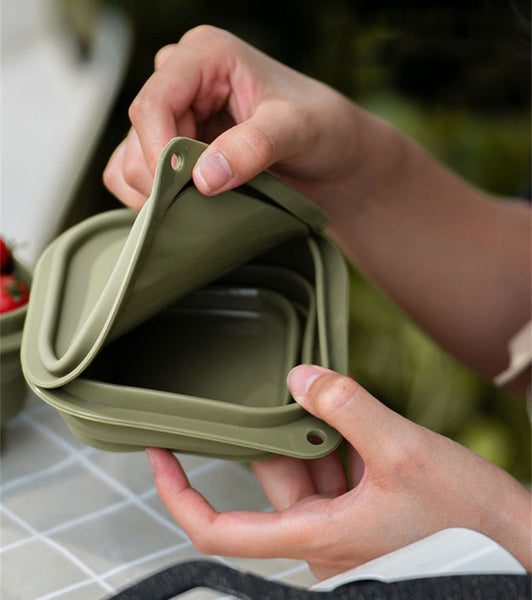 Outdoor Camping Food-Grade Portable Collapsible Bowl