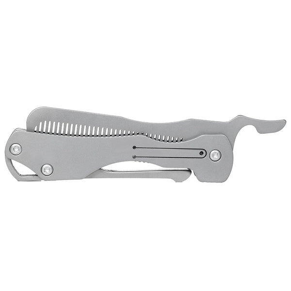 Pure Titanium Folding Comb - Anti-Static Travel Massage Comb