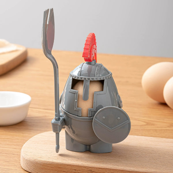 Creative Soldier Knight Egg Cup - Detachable Children's Breakfast Holder