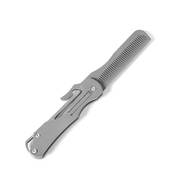 Pure Titanium Folding Comb - Anti-Static Travel Massage Comb