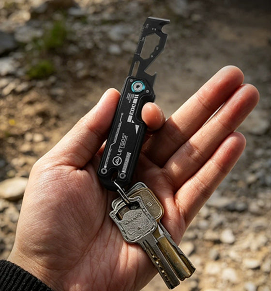 EDC Multi-Tool Keychain: Mini Portable Box Opener, Bottle Opener & Wrench