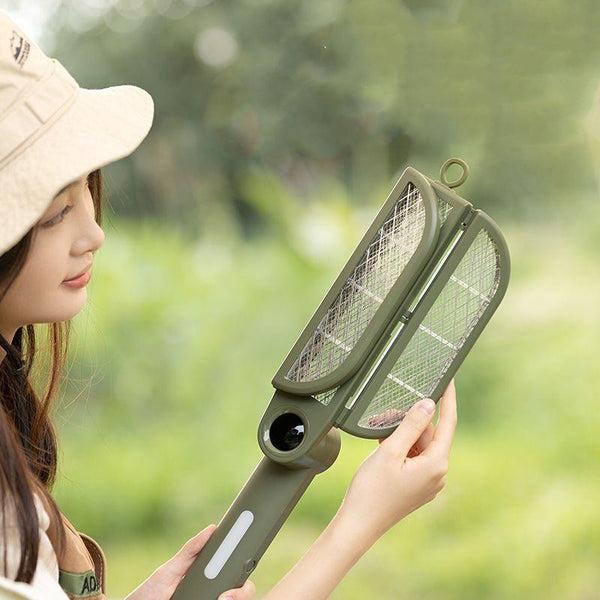2024 New Dual-Use Foldable Electric Mosquito Swatter