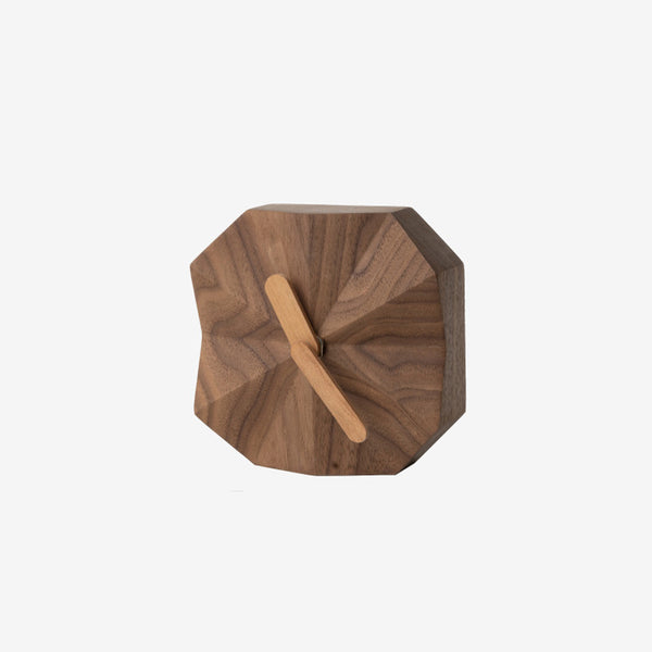 Angular Clock Frame Solid Wood Creative Angular Clock – GizModern