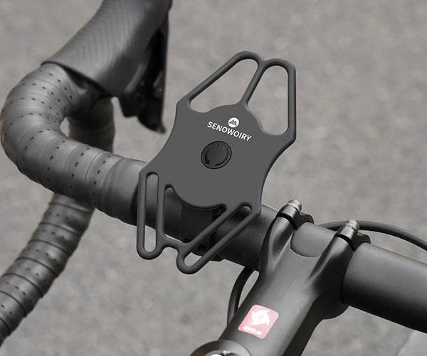 Shockproof Anti-Slip Silicone Bike Phone Mount for MTB & Road Cycling