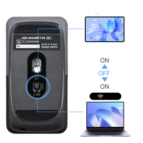 Wireless Dual-Mode Bluetooth Silent Mouse