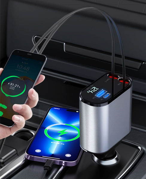 3-in-1 Fast Charge Car Charger