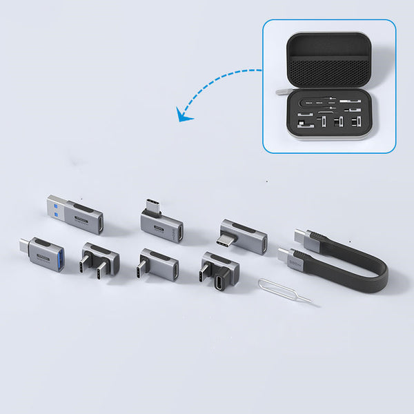 Multi-Functional Data Cable Adapter and Charging Set