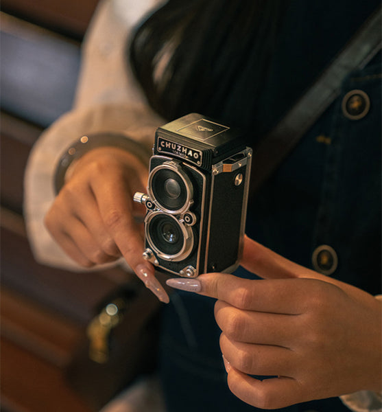 Retro HD Twin-Lens Reflex Portable Mini Camera