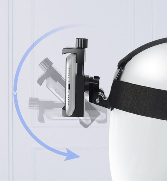 Head-Mounted Mobile Phone Stand