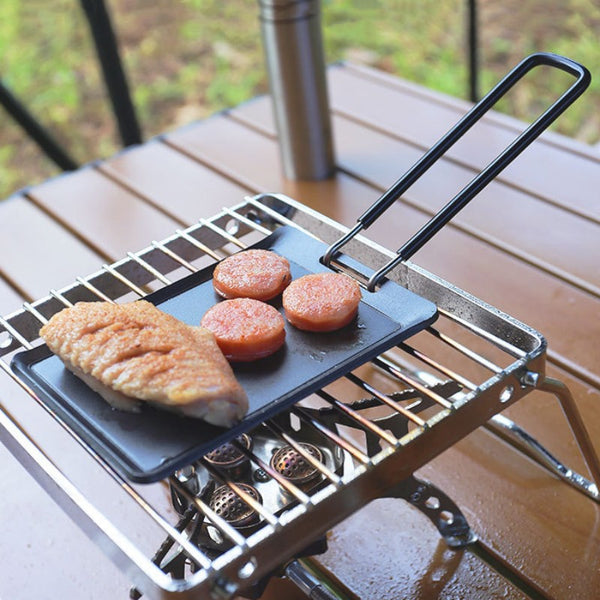 Portable Ultra-Small Non-Stick Grilling Pan For Outdoor Camping