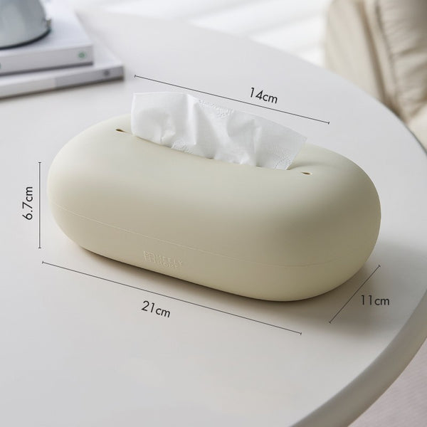 Creamy Soft and Rounded Tissue Box