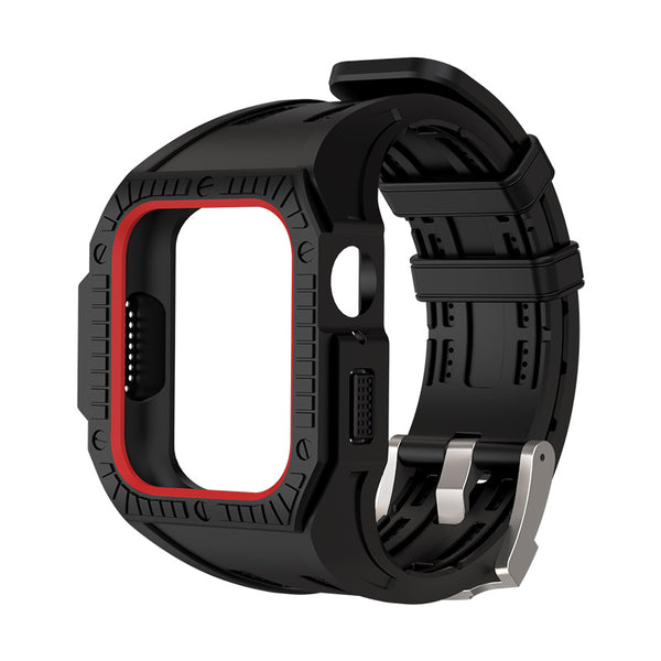 iWatch Integrated Semi-Enclosed Silicone Protective Case