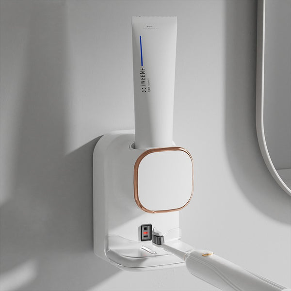 Hands-Free Automatic Toothpaste Dispenser With No Drilling