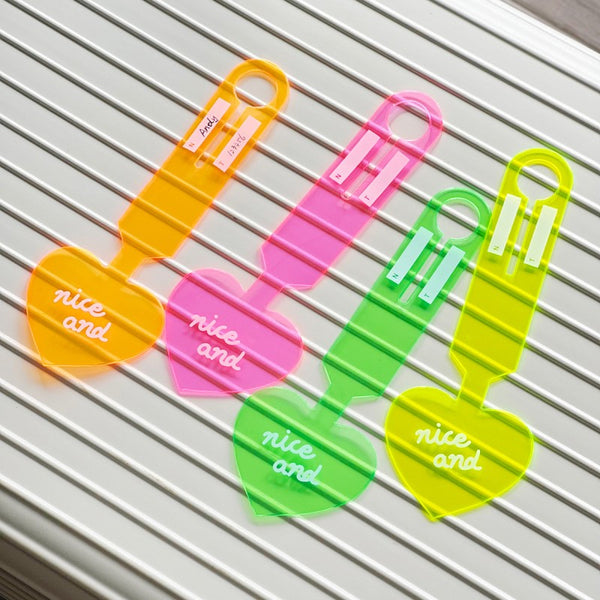 PVC Fluorescent Luggage Tags