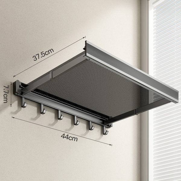 Invisible Folding Non-Punch Wall-Mounted Storage Shelf