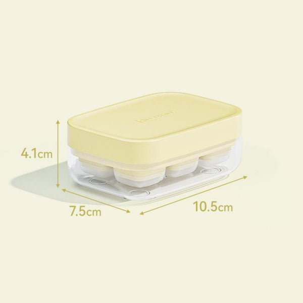 Mini Silicone Ice Cube Mold With Lid