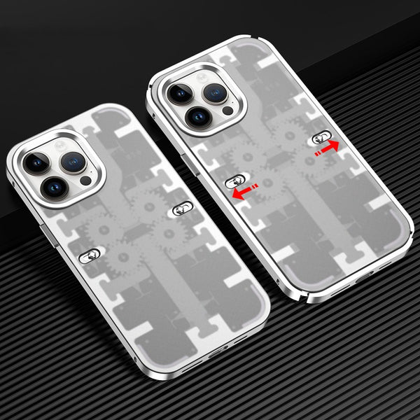 Mechanical Gear Full Coverage Shockproof Phone Case