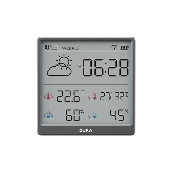 Home Precision Adhesive and Standable Thermohygrometer