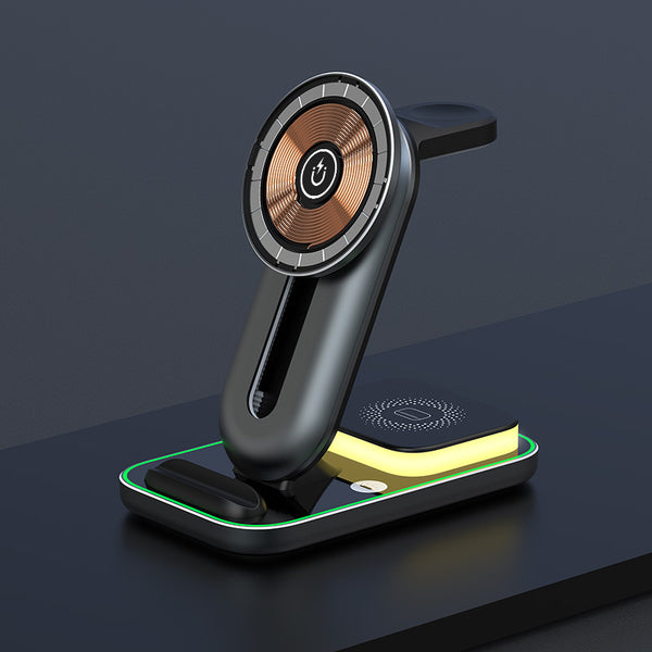 Multi-Functional Magnetic Wireless Charging Phone Stand