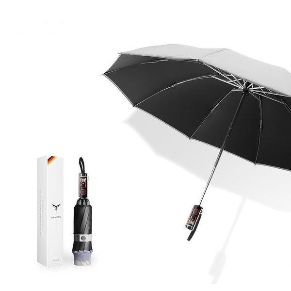 Super-Thick Fully Automatic Reverse Sun And Rain Folding Umbrella