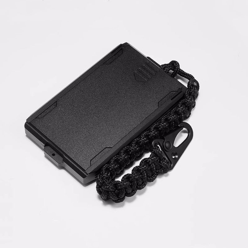 Ultra-Thin Metal Wallet For Work IDs And Cards – GizModern
